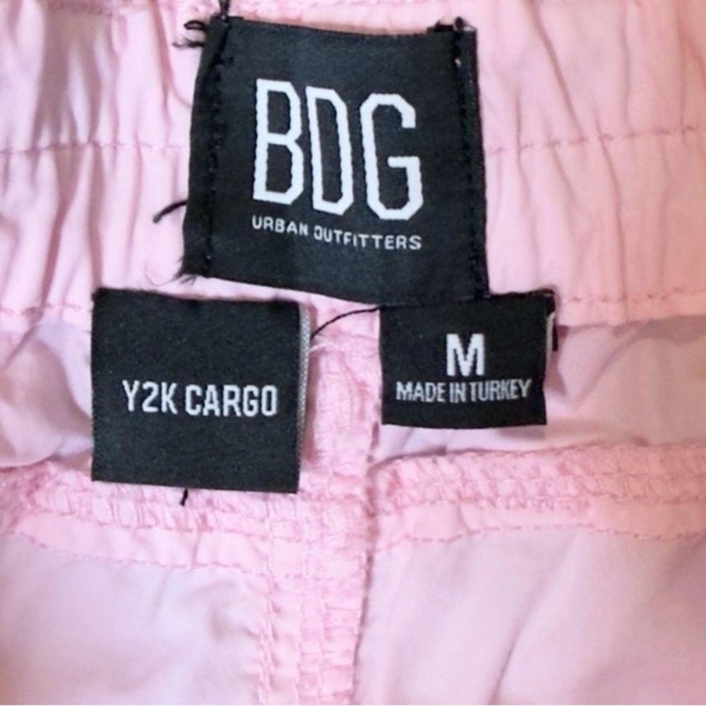 Urban Outfitters BDG Light Pink Wide Leg Cargo Pants Y2K - Picture 2 of 5